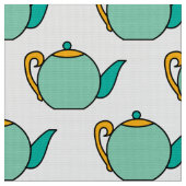 Retroteapomuster Stoff (Nahaufnahme)