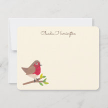 Retroter Roter Robin Vintage-inspirierter handillu