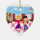 Retroville Socken-Hopfenrestaurant Keramikornament (Rechts)