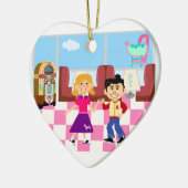 Retroville Socken-Hopfenrestaurant Keramikornament (Links)