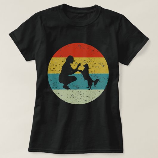 Retrovinatenhund T-Shirt (Design vorne)