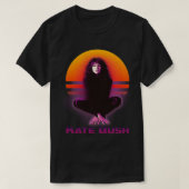 Retrowave Kate Bush Fanart Design T-Shirt (Design vorne)