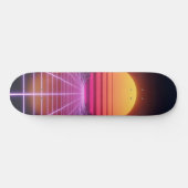 Retrowave Landscape Skateboard (Horizontal)