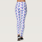 RETROWAVE SYNTHWAVE PALM BÄUME TRIANGLE LEGGINGS (Rückseite)