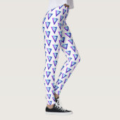 RETROWAVE SYNTHWAVE PALM BÄUME TRIANGLE LEGGINGS (Rechts)