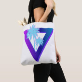 RETROWAVE SYNTHWAVE PALM BÄUME TRIANGLE TASCHE (Von Nahem)