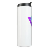 RETROWAVE SYNTHWAVE PALM BÄUME TRIANGLE TUMBLER THERMOSBECHER (Nach links gedreht)