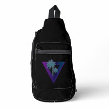 RETROWAVE TRIANGLE PALM BAG