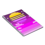 RetroWaveBook Notizblock (Rechte Seite)