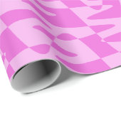 Retrowelle - Duo pink: Geschenkpapier (Rolleneckpunkt)