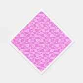 Retrowelle - Duo pink: Serviette (Ecke)
