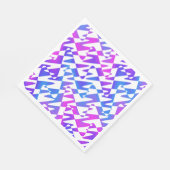 Retrowelle - Gradientendrehung auf Weiß: Serviette (Ecke)