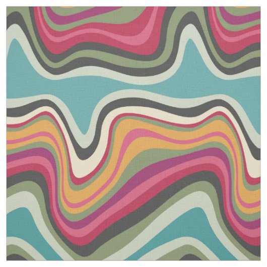 Retrowelle MANA Stoff (Muster)