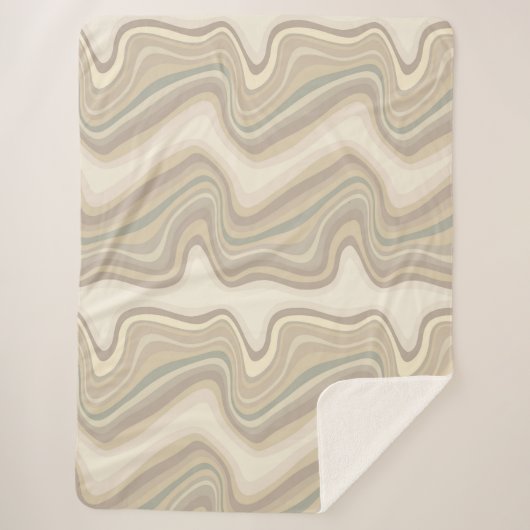 Retrowelle-neutral Sherpadecke (Vorderseite)