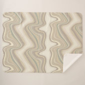 Retrowelle-neutral Sherpadecke (Vorderseite (Horizontal))