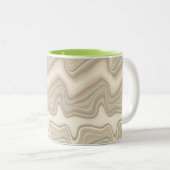 Retrowelle-neutral Zweifarbige Tasse (VorderseiteRechts)