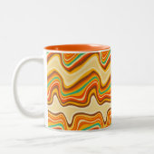 Retrowelle warm zweifarbige tasse (Links)