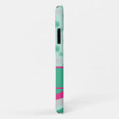 Retrowellen und Blume II Case-Mate iPhone Hülle (Hinten/Rechts)