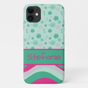 Retrowellen und Blume II Case-Mate iPhone Hülle