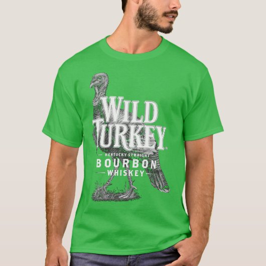 RetroWild Truthahn BW T-Shirt (Vorderseite)