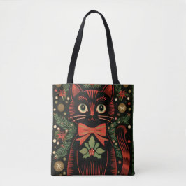 RetroXmasKatze  Tasche