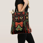 RetroXmasKatze Tasche (Von Nahem)