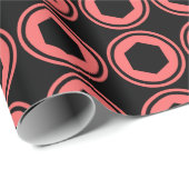 Retrozirkel Geschenkpapier (Rolleneckpunkt)