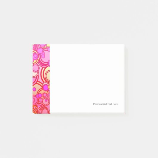 Retrozirkel Post-it Klebezettel (Vorderseite)