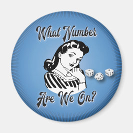 Retrp Bunco, auf welcher Nummer wir sind Magnet