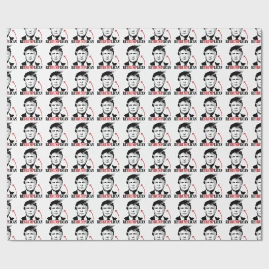 Retrumplican Geschenkpapier (Flach)