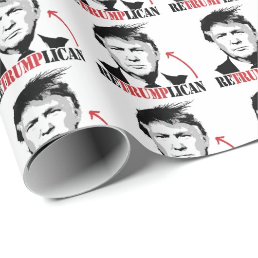 Retrumplican Geschenkpapier (Rolleneckpunkt)