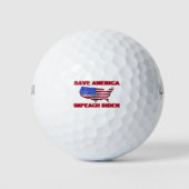 Rett America Impeach Biden Golfball (Vorderseite)