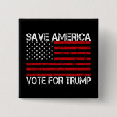 Rett Amerika für Trump Button (Vorderseite)