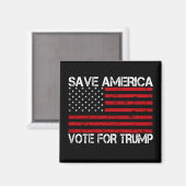 Rett Amerika für Trump Magnet (Vorderseite/Rückseite)