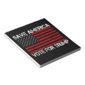 Rett Amerika für Trump Notizblock (angewinkelt)