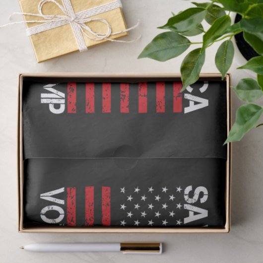 Rett Amerika für Trump Seidenpapier (Geschenk)