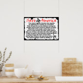 Rett Amerika! Poster (Küche)