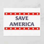 Rett Amerika Postkarte (Vorderseite)