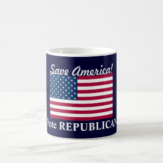 Rett Amerika!/Stimme REPUBLIKANS+U.S. Kaffeetasse
