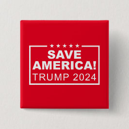 Rett Amerika Trump 2024 Button