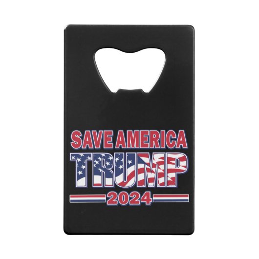 Rett Amerika Trump 2024 Geldbeutel Flaschenöffner (Rückseite)