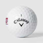 Rett Amerika Trump 2024 Golfball (Logo)