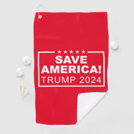 Rett Amerika Trump 2024 Golfhandtuch