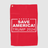 Rett Amerika Trump 2024 Golfhandtuch (Vorderseite)