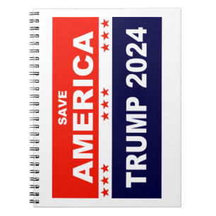 Rett Amerika Trump 2024 Notizblock