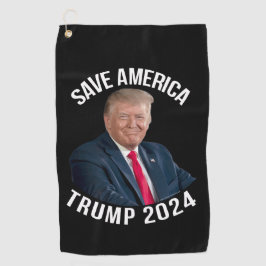 Rett Amerika Trump 2024 Präsident Donald J. Trump Golfhandtuch