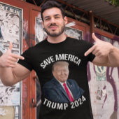 Rett Amerika Trump 2024 Präsident Donald J. Trump T-Shirt