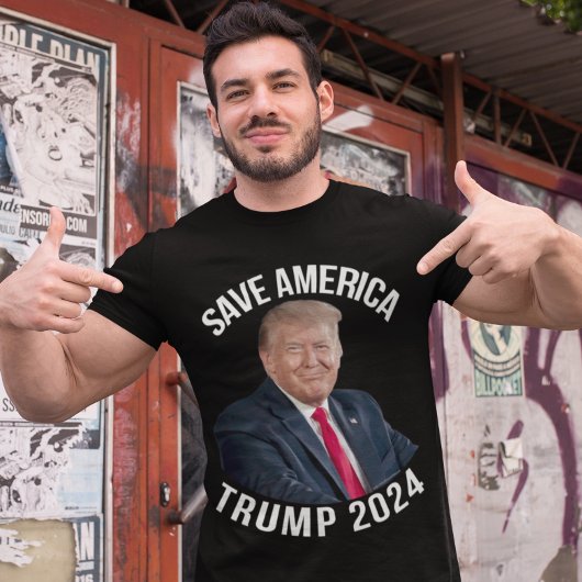 Rett Amerika Trump 2024 Präsident Donald J. Trump T-Shirt