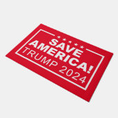 Rett Amerika Trump 2024 Red Fußmatte (Schrägansicht)