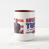 Rett Amerika Trump 2024 Tasse (Zentrum)